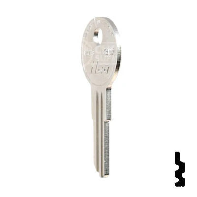 Uncut Key Blank | Bauer | 1618, BAU1 - Image 21