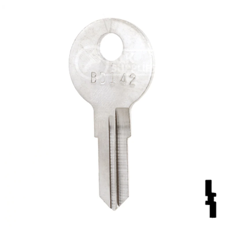 Uncut Key Blank | Bauer | BD142 - Image 16