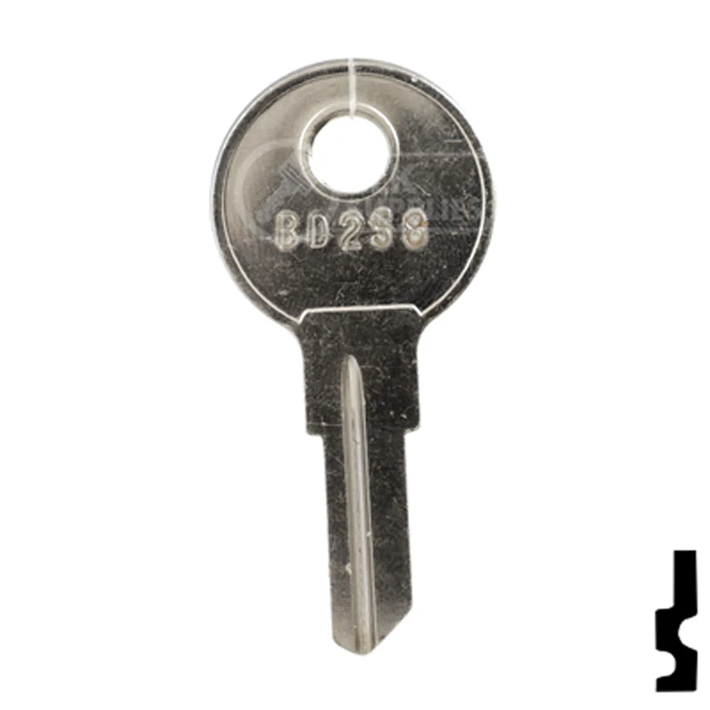 Uncut Key Blank | Bauer | BD258 - Image 13
