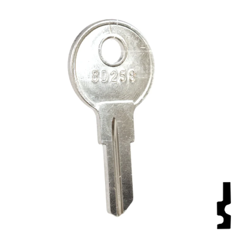 Uncut Key Blank | Bauer | BD258 - Image 15