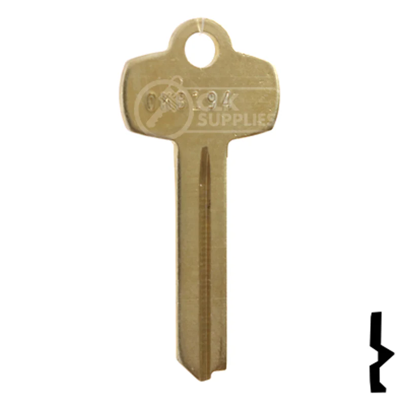 Uncut Key Blank | Best, Lori | BD194 - Image 2