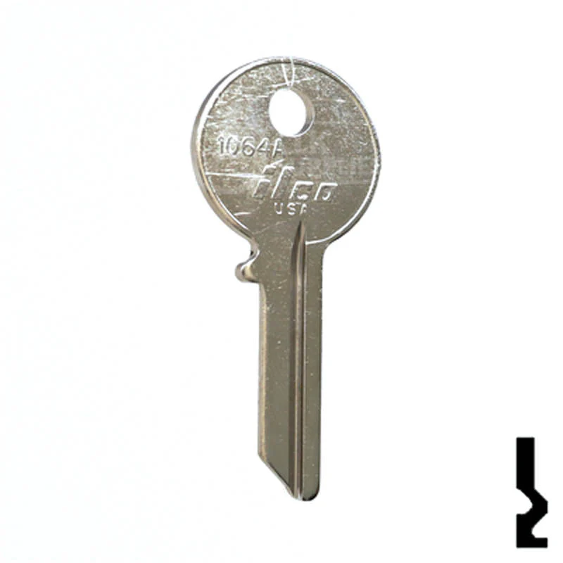 Uncut Key Blank | National | 1064A - Image 3
