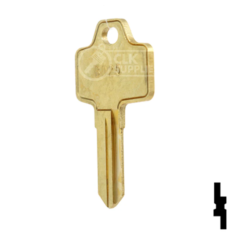 Uncut Key Blank | Bricard | BD20 - Image 10
