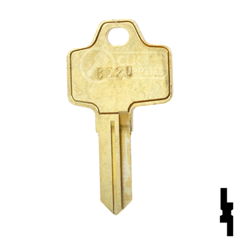 Uncut Key Blank | Bricard | BD20 - Image 12