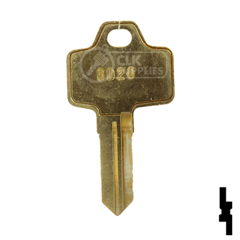 Uncut Key Blank | Bricard | BD20 - Image 13