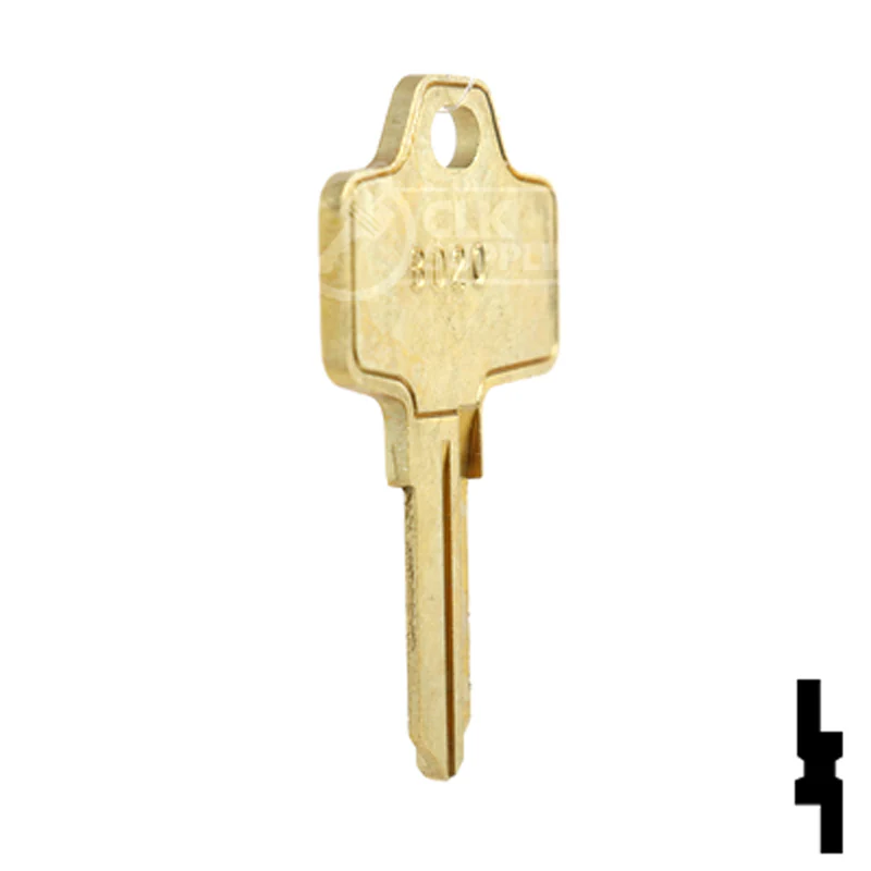 Uncut Key Blank | Bricard | BD20 - Image 17