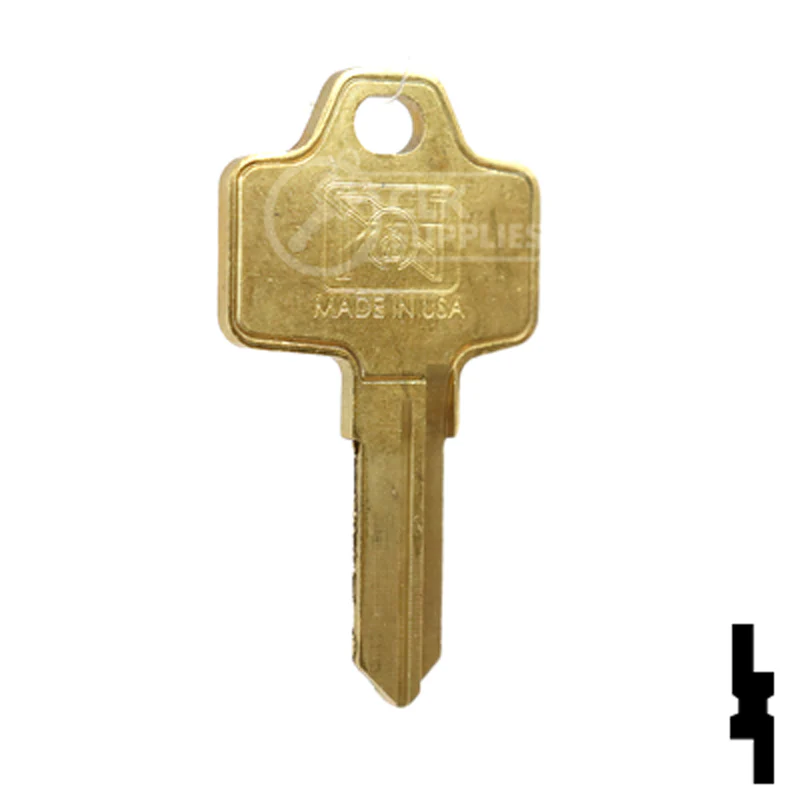 Uncut Key Blank | Bricard | BD20 - Image 3