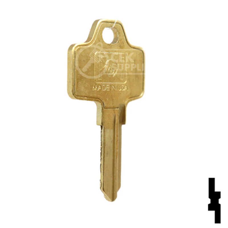 Uncut Key Blank | Bricard | BD20 - Image 4