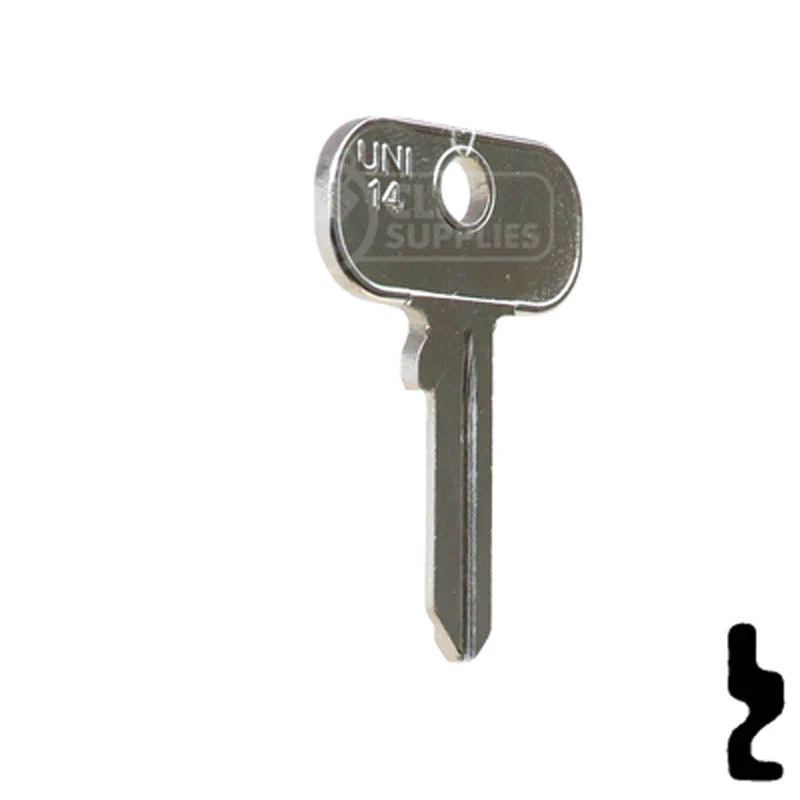 Uncut Key Blank | British Vehicles | UNI14 - Image 17