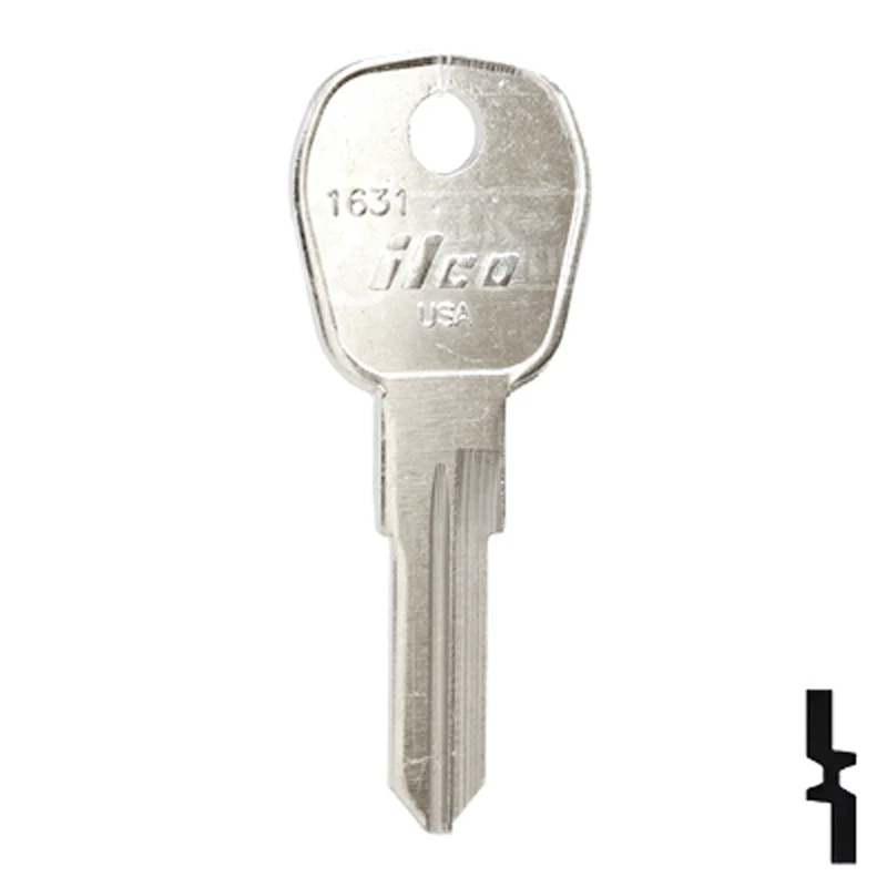 Uncut Key Blank | Camlocks | 1631 - Image 3