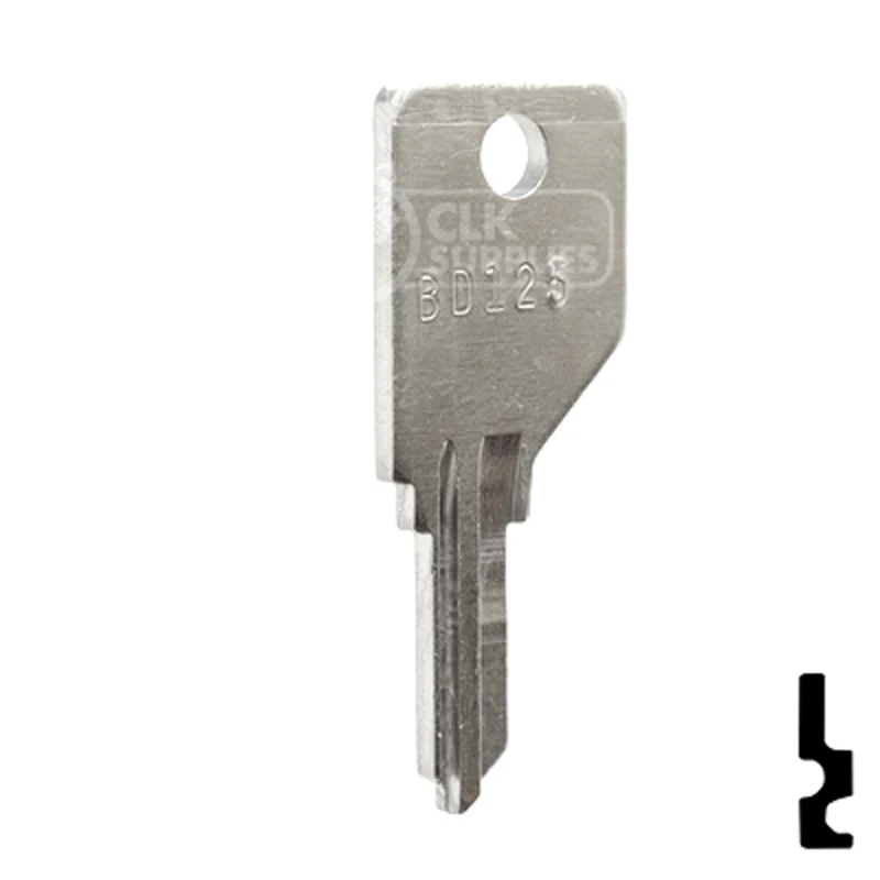 Uncut Key Blank | Camlocks | BD125 - Image 4