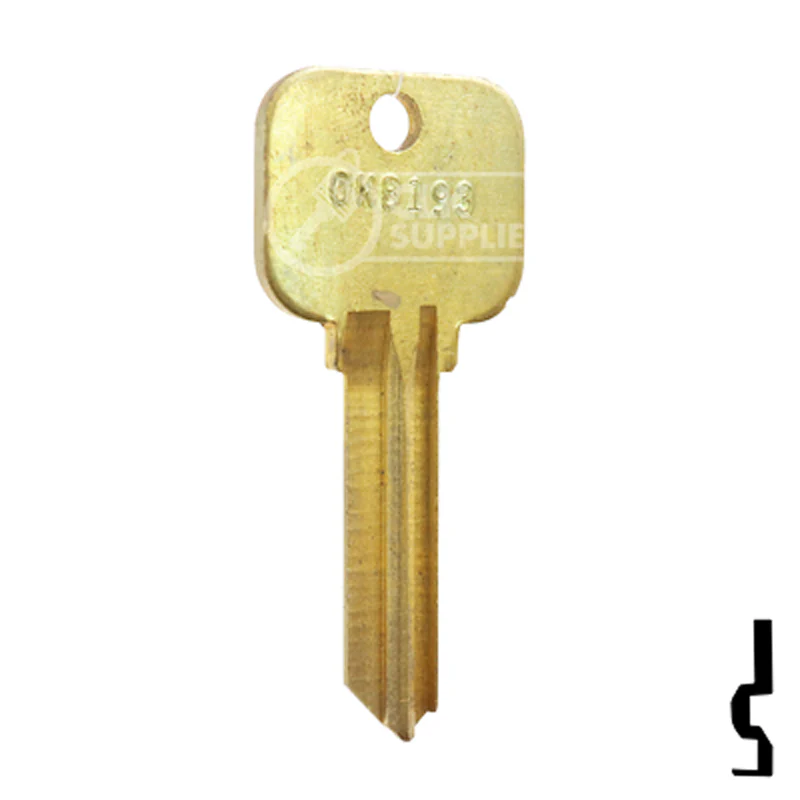 Uncut Key Blank | Challenger | BD193 - Image 3