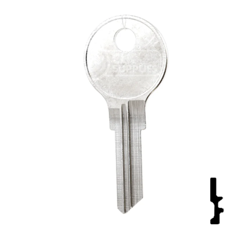 Uncut Key Blank | Chicago | 100AM, AP5 - Image 12