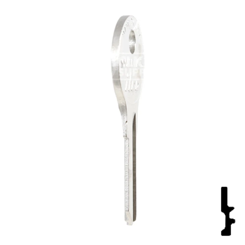 Uncut Key Blank | Chicago | 100AM, AP5 - Image 6