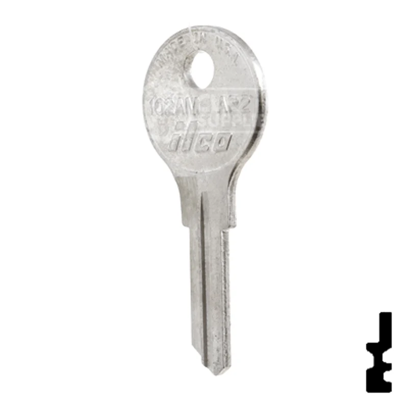 Uncut Key Blank | Chicago | 102AM, AP2 - Image 23