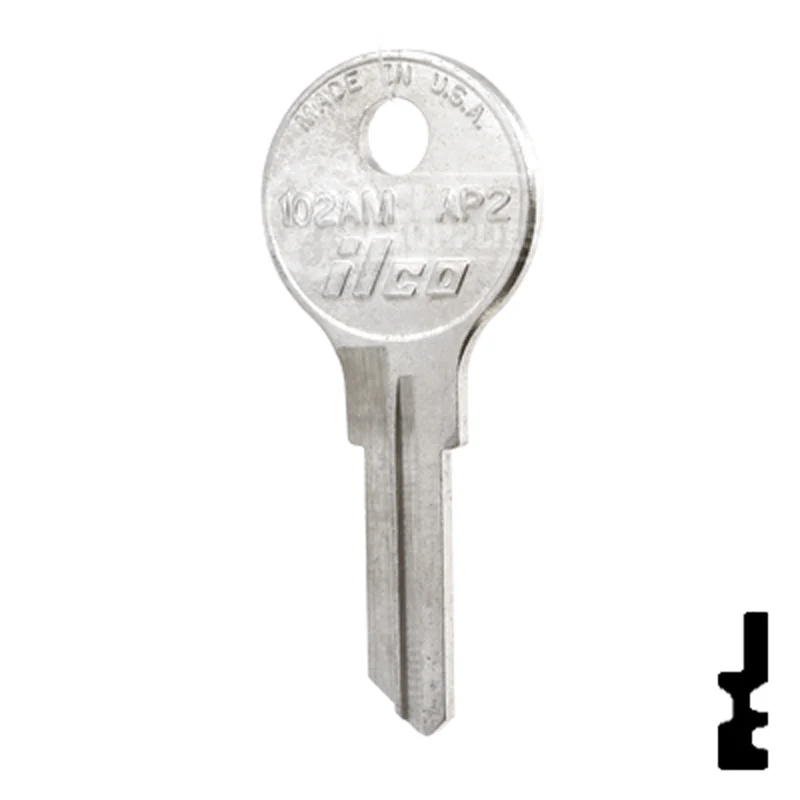 Uncut Key Blank | Chicago | 102AM, AP2 - Image 24