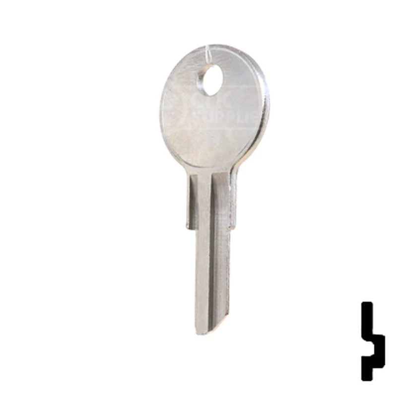 Uncut Key Blank | Chicago | 1041E, CG22 - Image 10