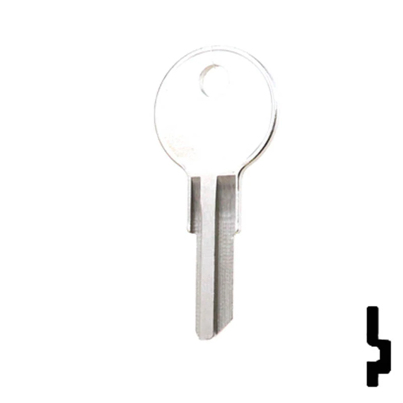 Uncut Key Blank | Chicago | 1041E, CG22 - Image 11