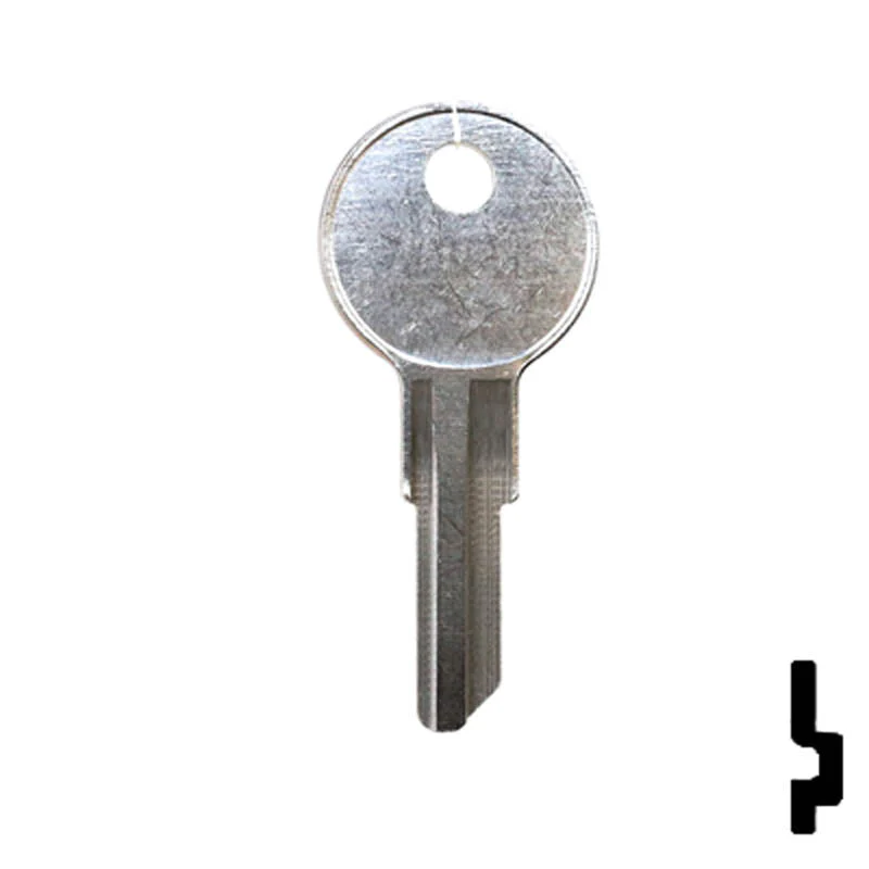 Uncut Key Blank | Chicago | 1041E, CG22 - Image 13