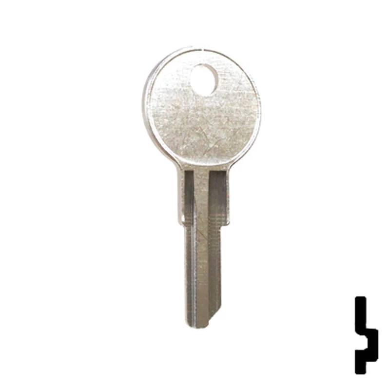 Uncut Key Blank | Chicago | 1041E, CG22 - Image 14