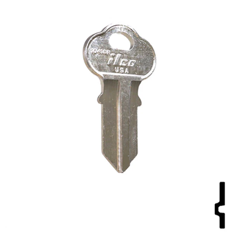 Uncut Key Blank | Chicago | 1041GR - Image 3