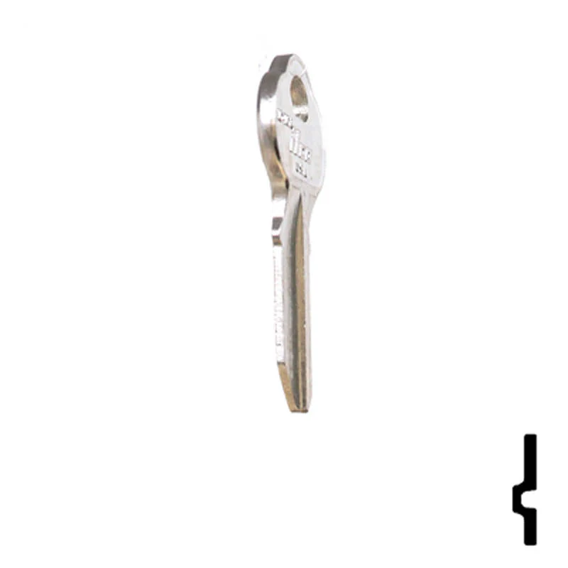 Uncut Key Blank | Chicago | 1041GR - Image 7