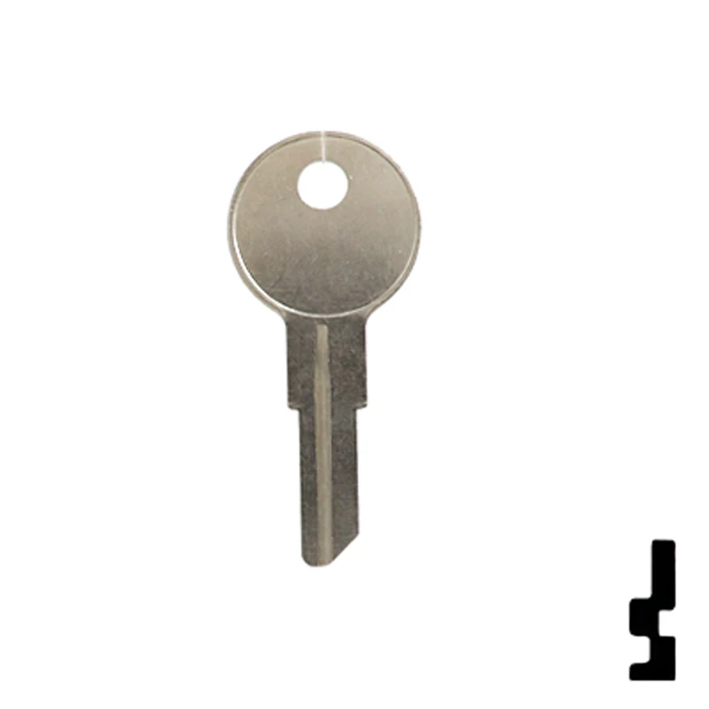 Uncut Key Blank | Chicago | 1041TR - Image 14