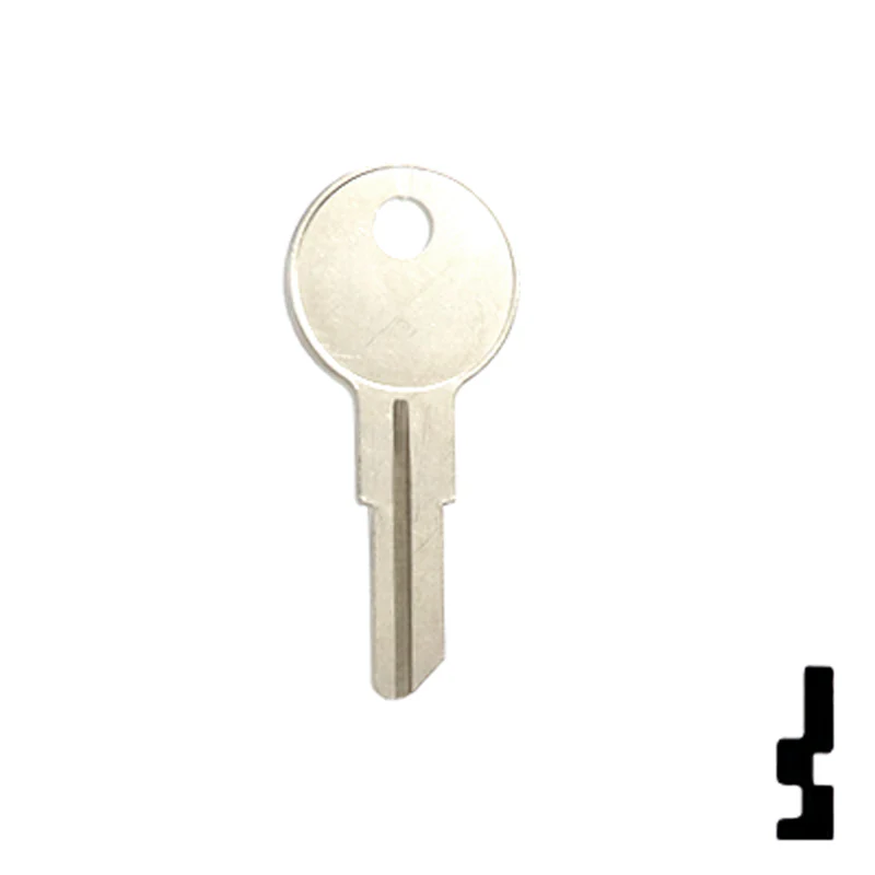 Uncut Key Blank | Chicago | 1041TR - Image 15