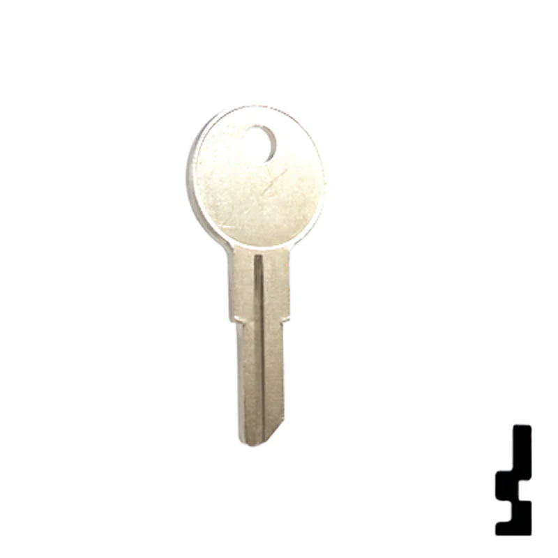 Uncut Key Blank | Chicago | 1041TR - Image 16