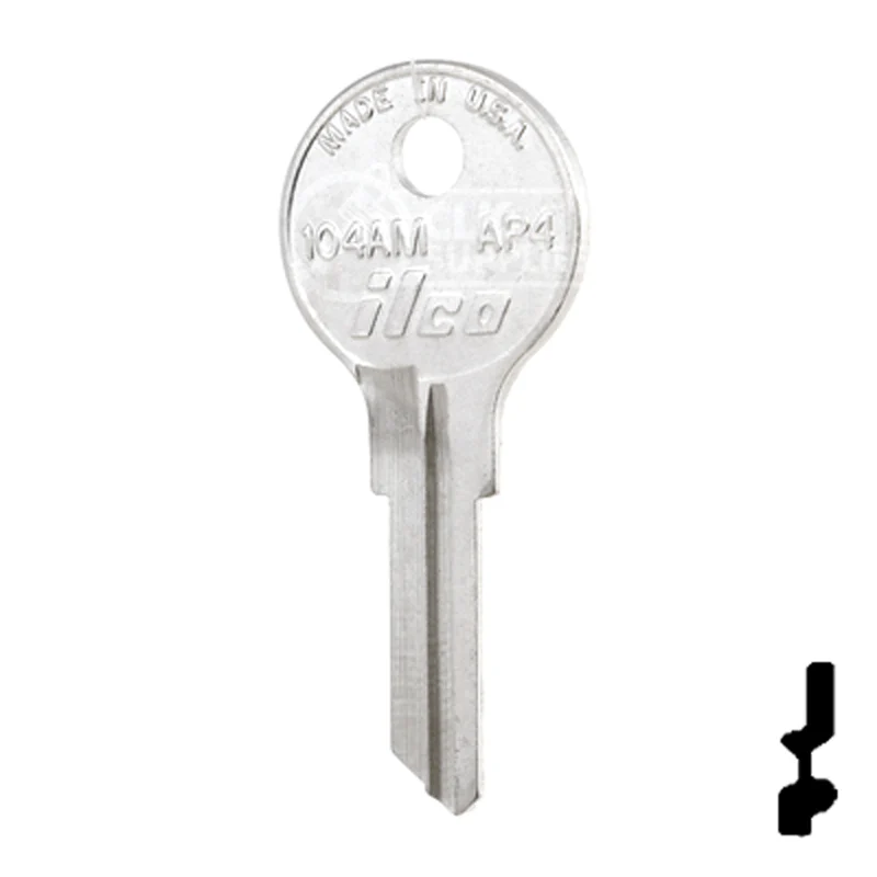 Uncut  Key Blank | Chicago | 104AM, AP4 - Image 23