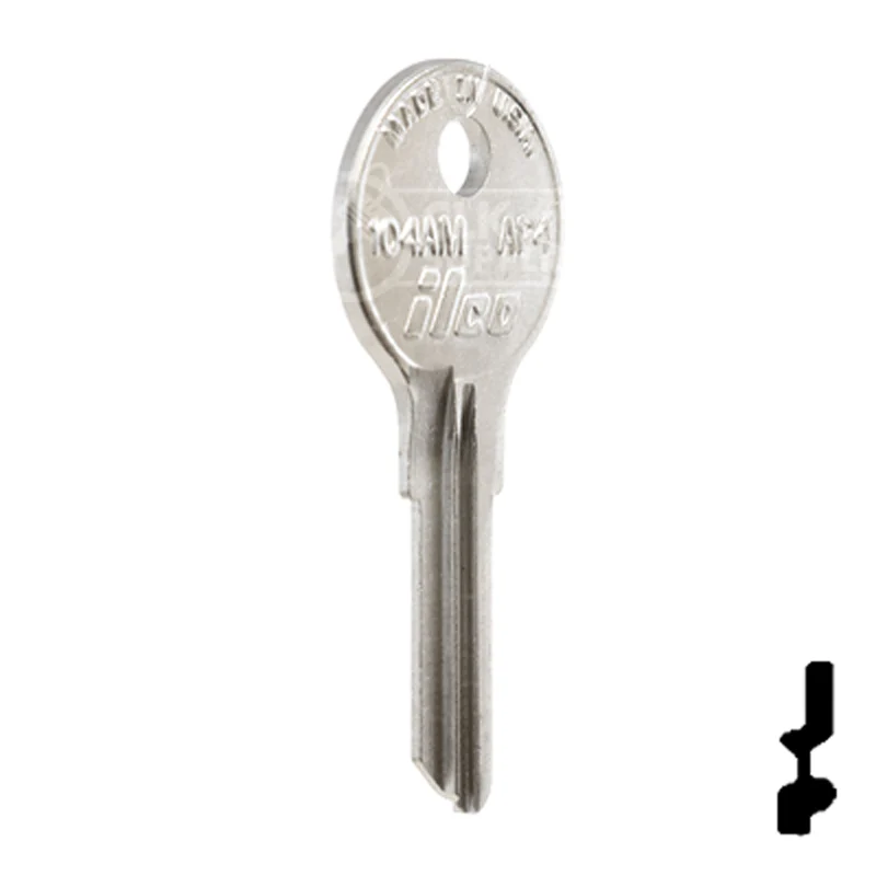 Uncut  Key Blank | Chicago | 104AM, AP4 - Image 4