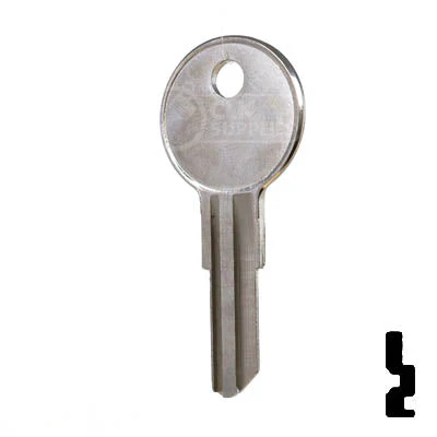 Uncut Key Blank | Chicago | C1041P - Image 11