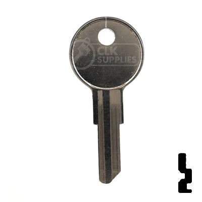 Uncut Key Blank | Chicago | C1041P - Image 13