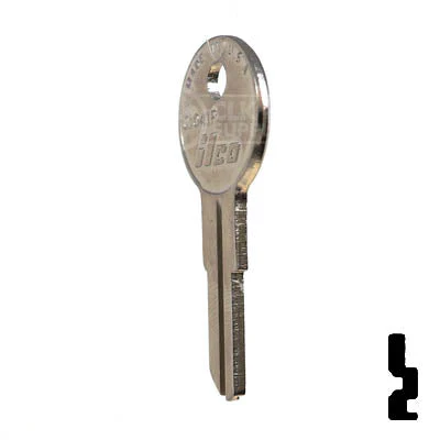 Uncut Key Blank | Chicago | C1041P - Image 21