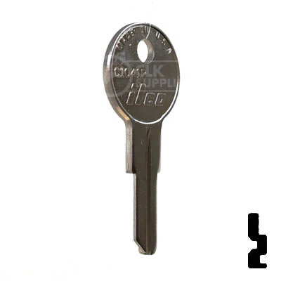 Uncut Key Blank | Chicago | C1041P - Image 4