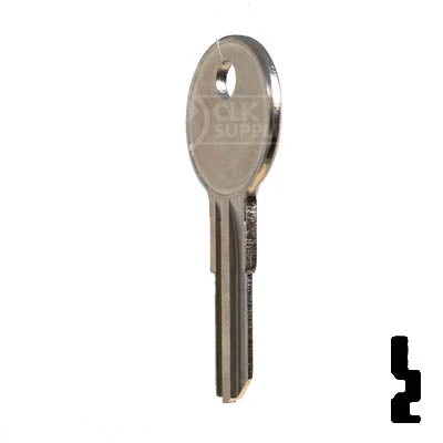 Uncut Key Blank | Chicago | C1041P - Image 9