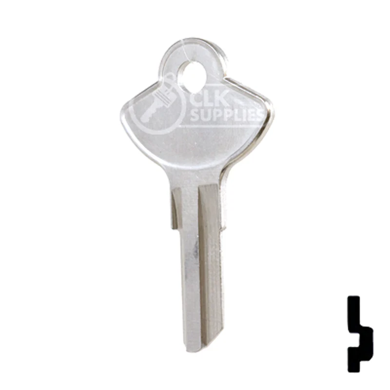 Uncut Key Blank | Chicago, Elgin | 1096EN - Image 11