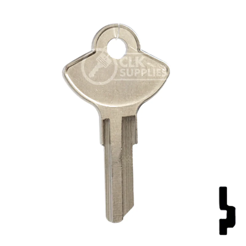 Uncut Key Blank | Chicago, Elgin | 1096EN - Image 14