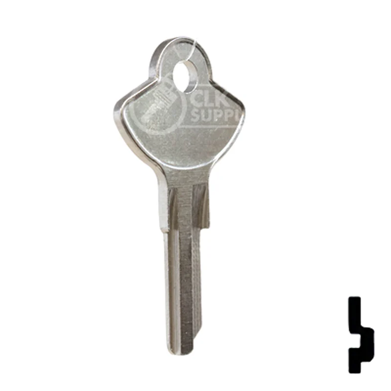 Uncut Key Blank | Chicago, Elgin | 1096EN - Image 16