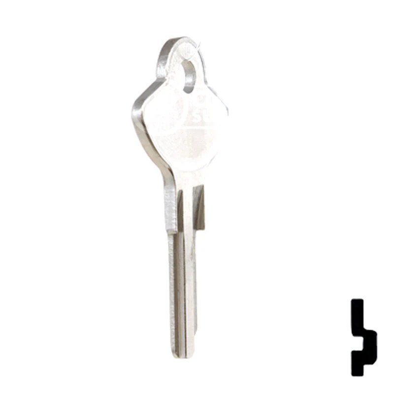 Uncut Key Blank | Chicago, Elgin | 1096EN - Image 17