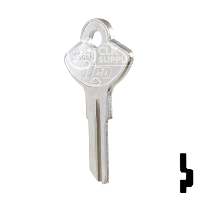 Uncut Key Blank | Chicago, Elgin | 1096EN - Image 22
