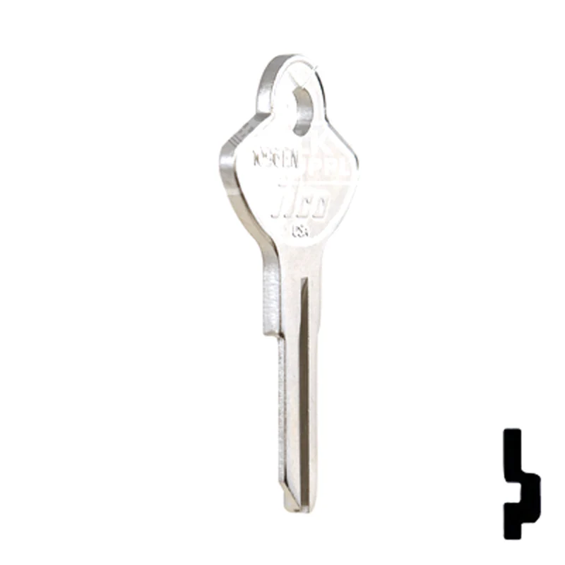 Uncut Key Blank | Chicago, Elgin | 1096EN - Image 5