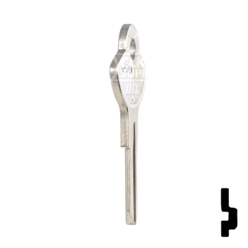 Uncut Key Blank | Chicago, Elgin | 1096EN - Image 6