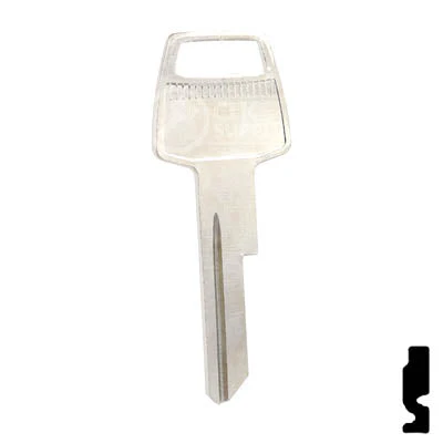 Uncut Key Blank | Chrysler  | 1767CH, Y146 - Image 14