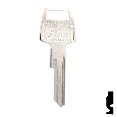 Uncut Key Blank | Chrysler  | 1767CH, Y146 - Image 2