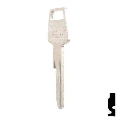 Uncut Key Blank | Chrysler  | 1767CH, Y146 - Image 21