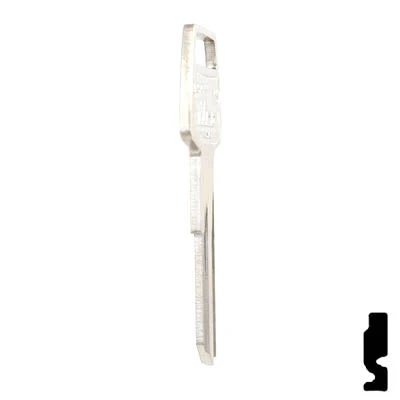 Uncut Key Blank | Chrysler  | 1767CH, Y146 - Image 6