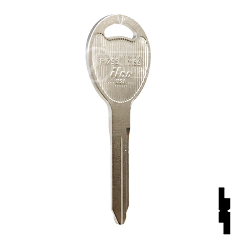 Uncut  Key Blank | Chrysler, Dodge, Jeep | P1795, Y159 - Image 4