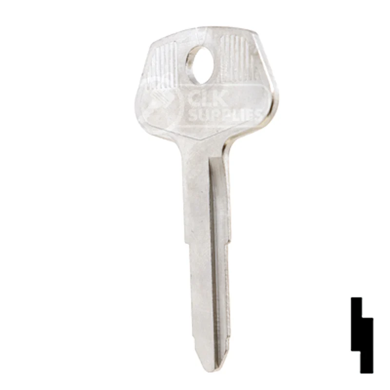 Uncut Key Blank | Chrysler, General Motors | X54, DC1 - Image 10