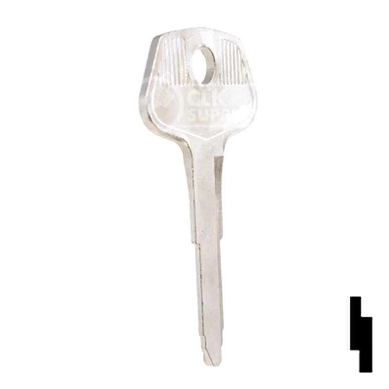 Uncut Key Blank | Chrysler, General Motors | X54, DC1 - Image 16